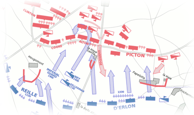 Schlachtplan Waterloo